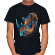 Colorful Rhino - Mens T-Shirts RIPT Apparel Small / Black