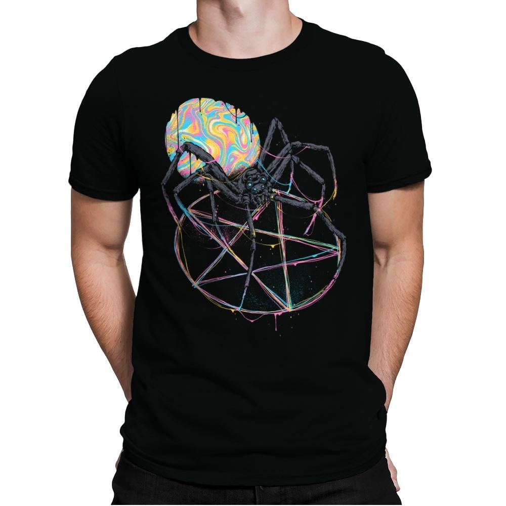 Colorful Widow - Mens Premium T-Shirts RIPT Apparel Small / Black