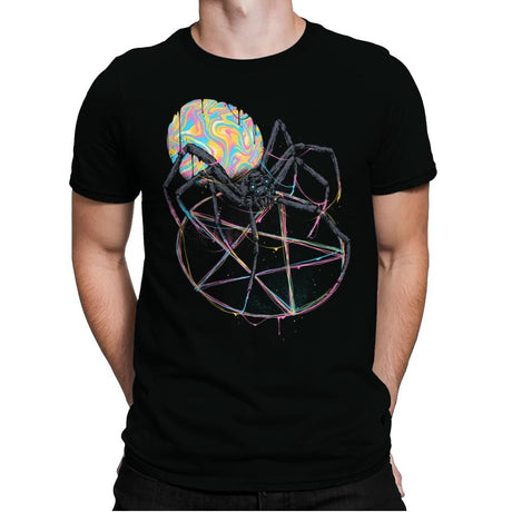 Colorful Widow - Mens Premium T-Shirts RIPT Apparel Small / Black
