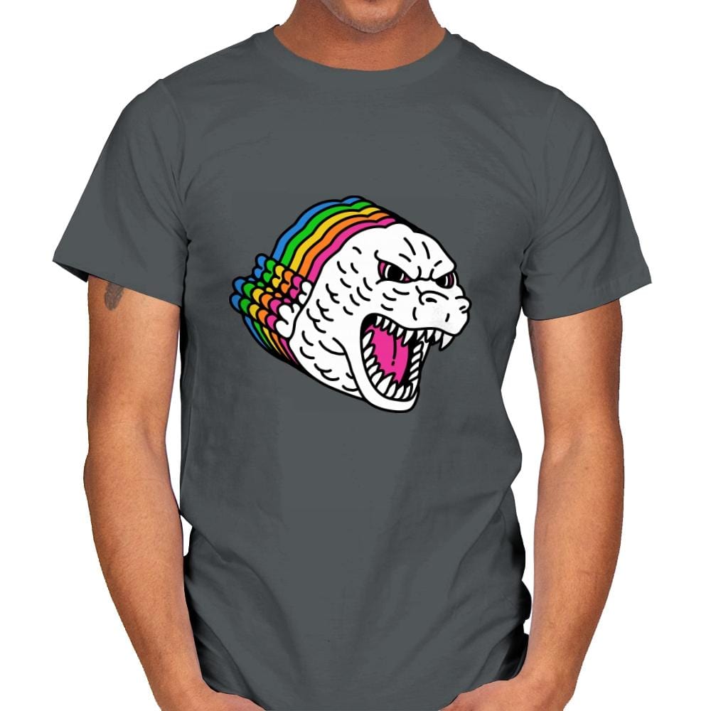 Colors of Godzilla - Mens T-Shirts RIPT Apparel Small / Charcoal