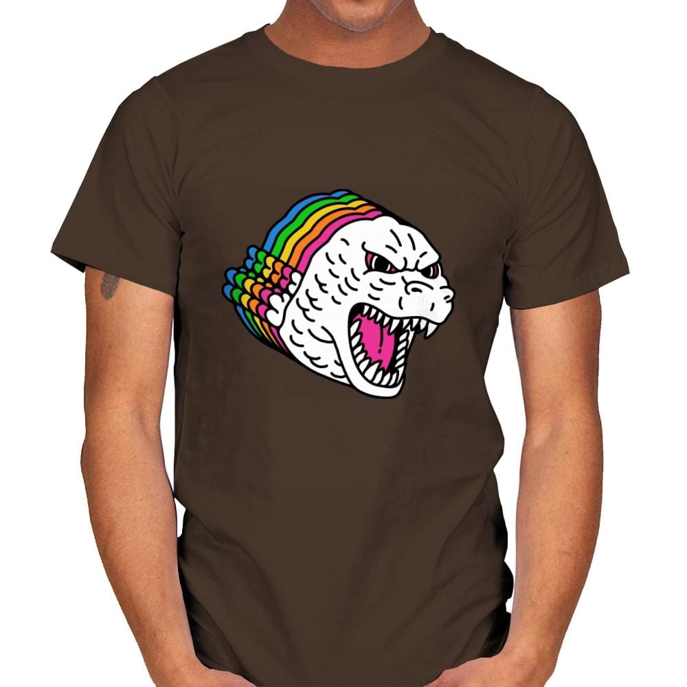 Colors of Godzilla - Mens T-Shirts RIPT Apparel Small / Dark Chocolate