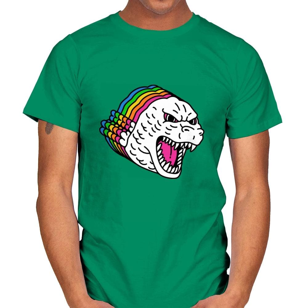 Colors of Godzilla - Mens T-Shirts RIPT Apparel Small / Kelly Green