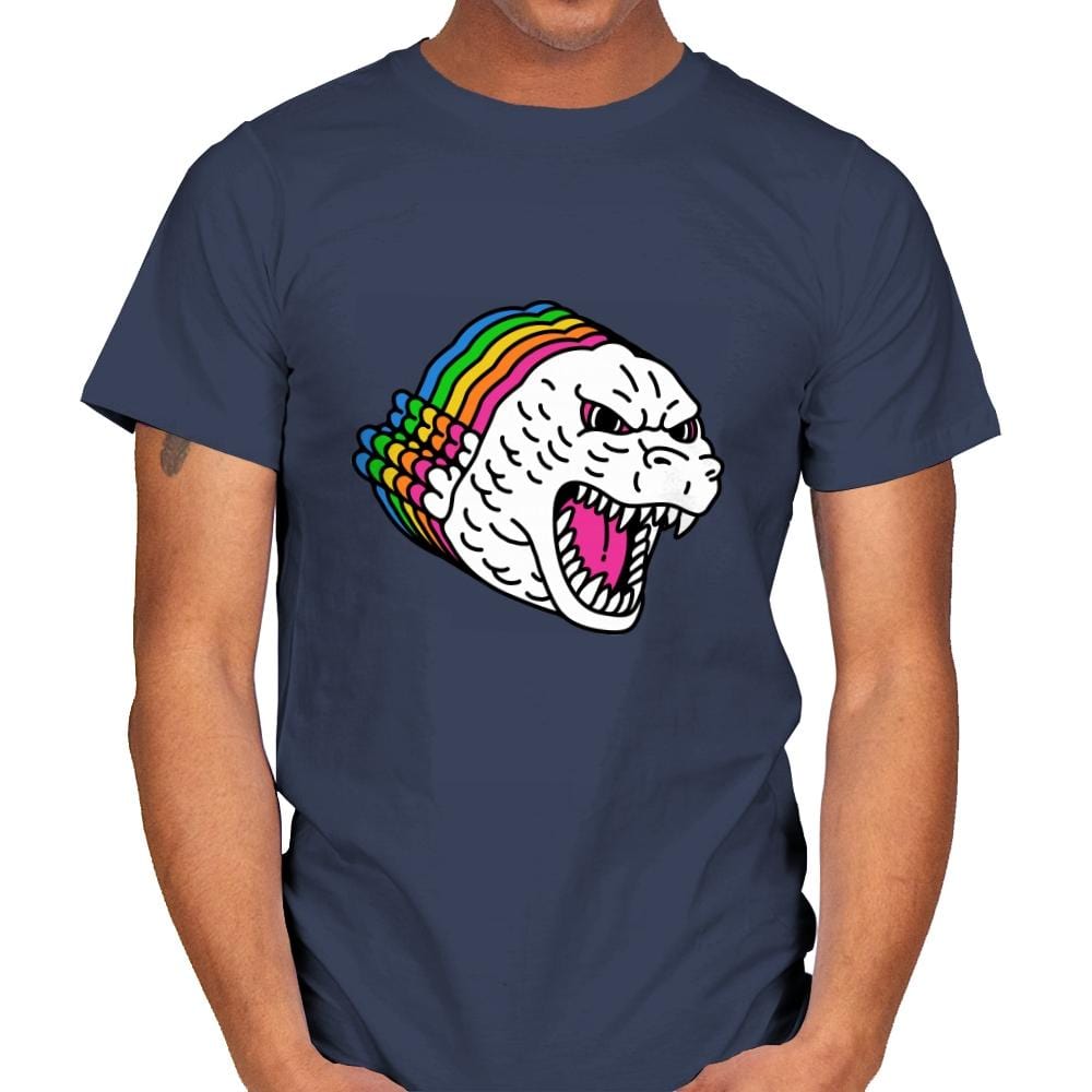 Colors of Godzilla - Mens T-Shirts RIPT Apparel Small / Navy