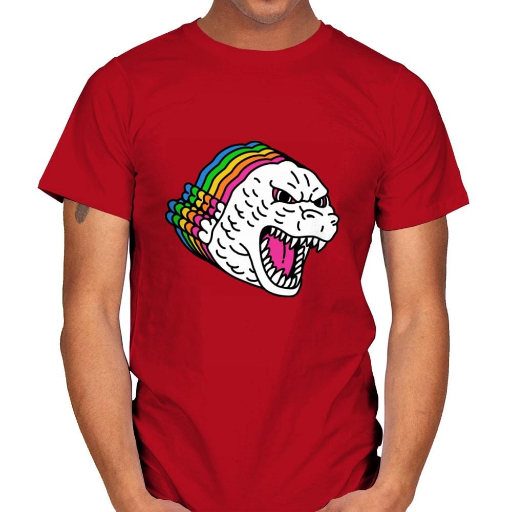 Colors of Godzilla - Mens T-Shirts RIPT Apparel Small / Red