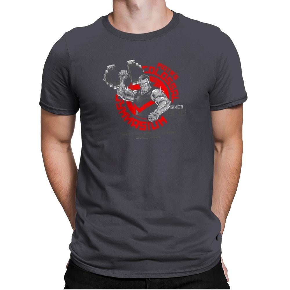 Colossal Gym Exclusive - Mens Premium T-Shirts RIPT Apparel Small / Heavy Metal