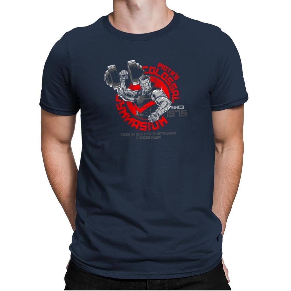 Colossal Gym Exclusive - Mens Premium T-Shirts RIPT Apparel Small / Midnight Navy