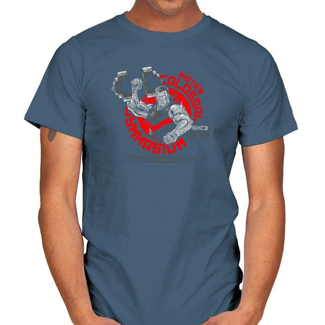 Colossal Gym Exclusive - Mens T-Shirts RIPT Apparel Small / Indigo Blue