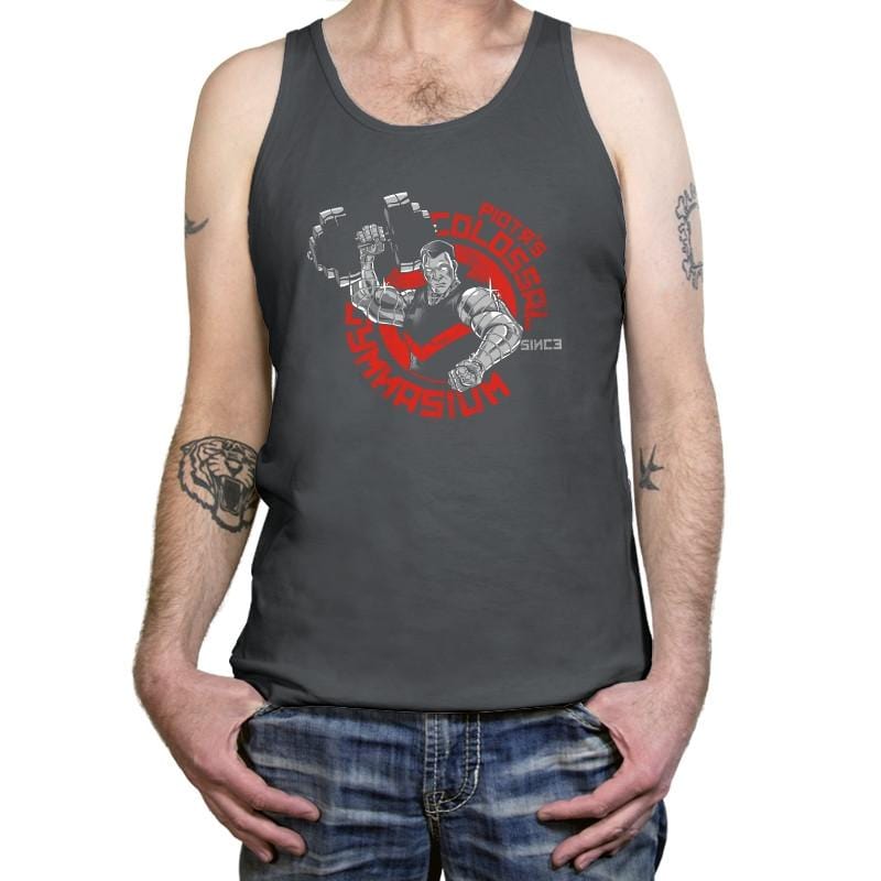 Colossal Gym Exclusive - Tanktop Tanktop RIPT Apparel X-Small / Asphalt