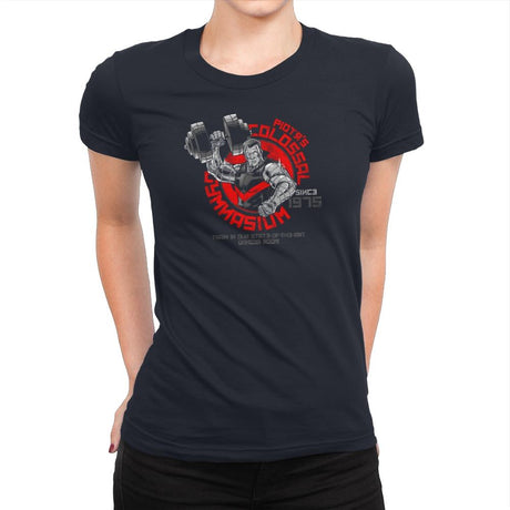 Colossal Gym Exclusive - Womens Premium T-Shirts RIPT Apparel Small / Midnight Navy