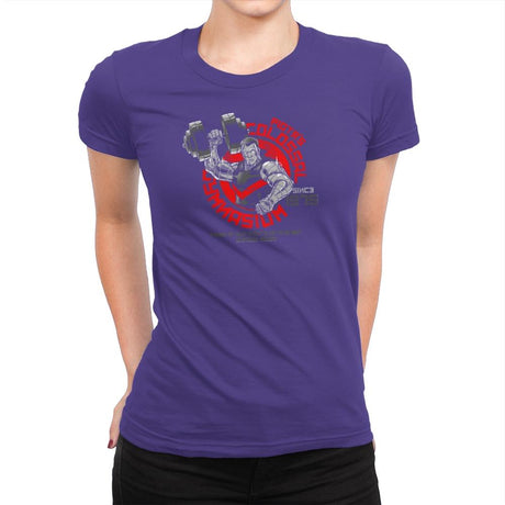 Colossal Gym Exclusive - Womens Premium T-Shirts RIPT Apparel Small / Purple Rush