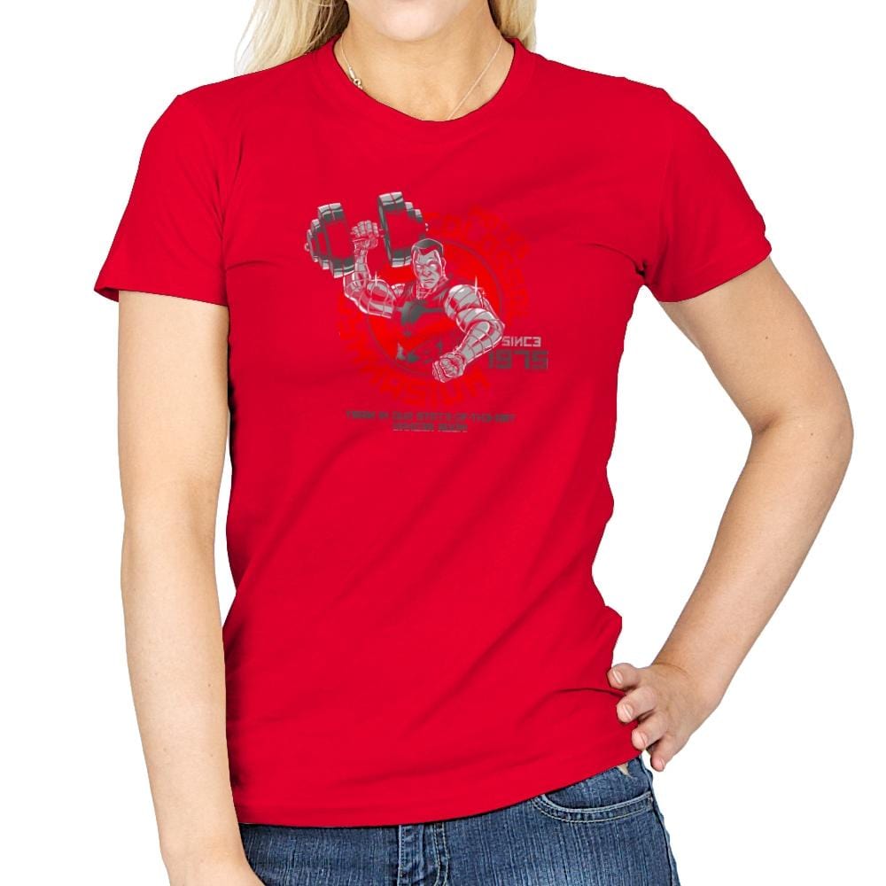 Colossal Gym Exclusive - Womens T-Shirts RIPT Apparel Small / Red
