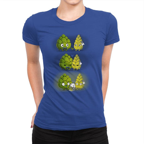 Combination Beer - Womens Premium T-Shirts RIPT Apparel Small / Royal