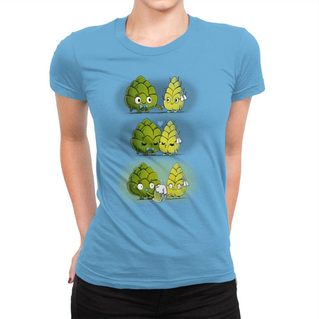 Combination Beer - Womens Premium T-Shirts RIPT Apparel Small / Turquoise