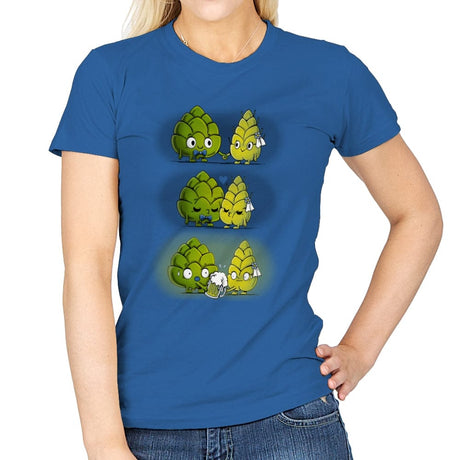 Combination Beer - Womens T-Shirts RIPT Apparel Small / Royal