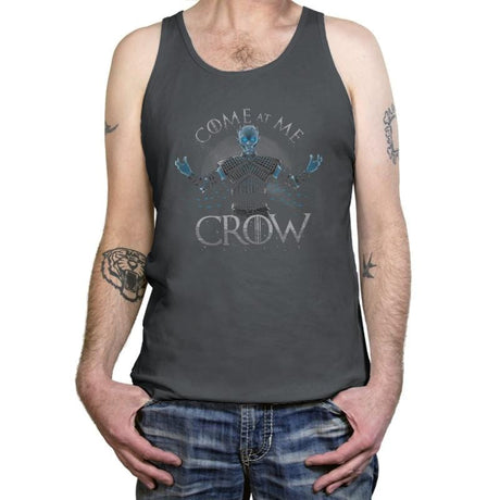 Come at me Crow Exclusive - Tanktop Tanktop RIPT Apparel X-Small / Asphalt