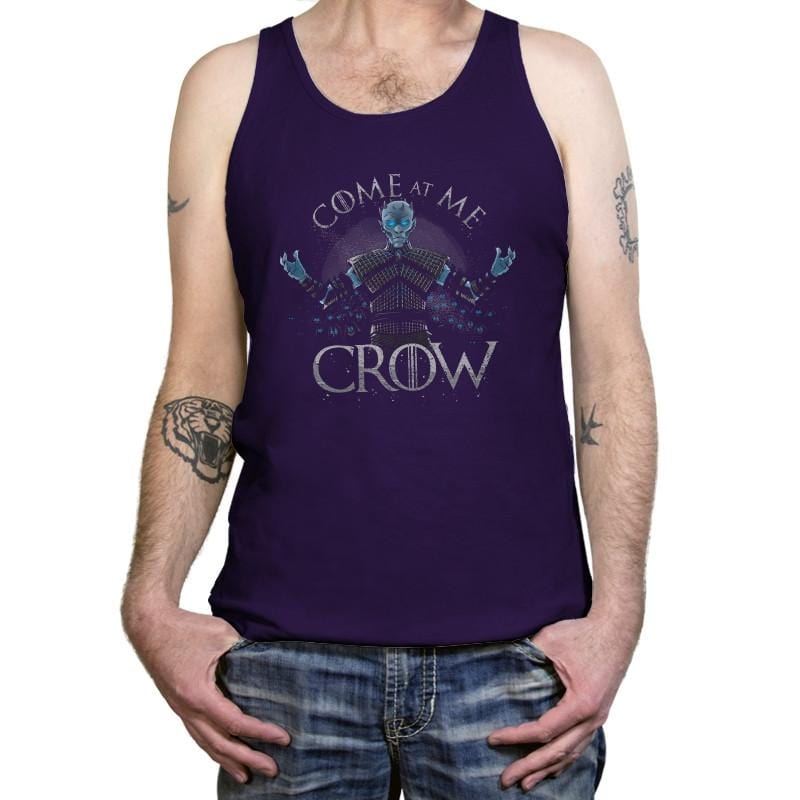Come at me Crow Exclusive - Tanktop Tanktop RIPT Apparel X-Small / Team Purple