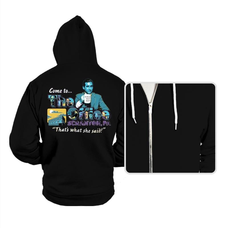 Come to...The Office - Hoodies Hoodies RIPT Apparel Small / Black