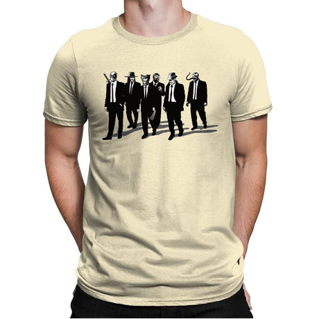 Comic Bad Dogs Exclusive - Best Seller - Mens Premium T-Shirts RIPT Apparel Small / Natural
