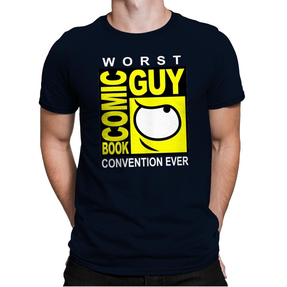 Comic Book Guy - Mens Premium T-Shirts RIPT Apparel Small / Midnight Navy