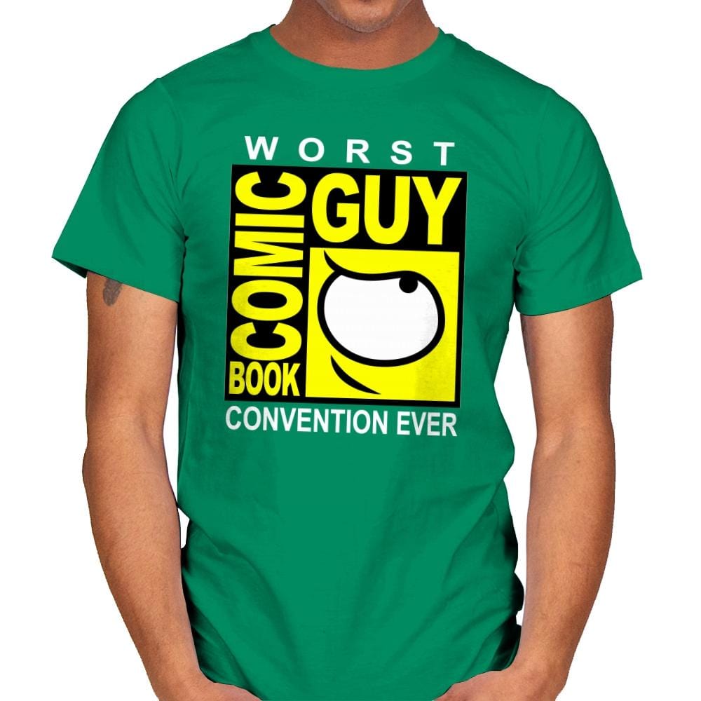 Comic Book Guy - Mens T-Shirts RIPT Apparel Small / Kelly