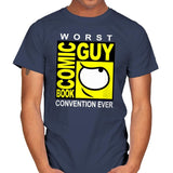 Comic Book Guy - Mens T-Shirts RIPT Apparel Small / Navy