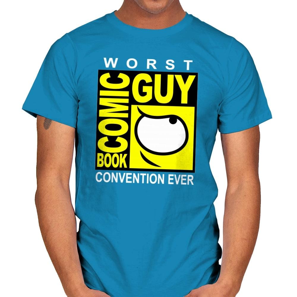 Comic Book Guy - Mens T-Shirts RIPT Apparel Small / Sapphire