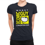 Comic Book Guy - Womens Premium T-Shirts RIPT Apparel Small / Midnight Navy