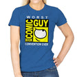 Comic Book Guy - Womens T-Shirts RIPT Apparel Small / Royal