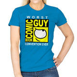Comic Book Guy - Womens T-Shirts RIPT Apparel Small / Sapphire
