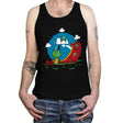 Comic Dog Extraterrestrial - Tanktop Tanktop RIPT Apparel X-Small / Black