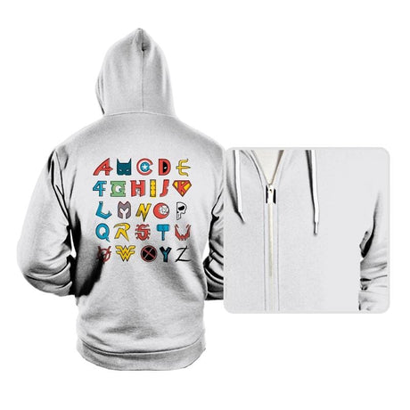 Comics Alphabet - Hoodies Hoodies RIPT Apparel