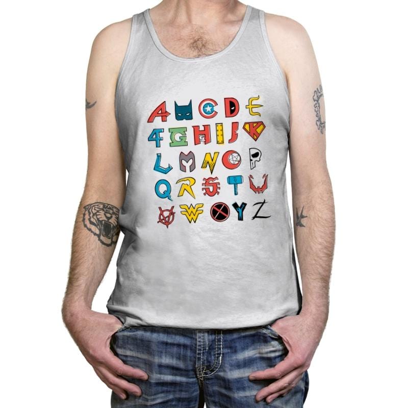 Comics Alphabet - Tanktop Tanktop RIPT Apparel