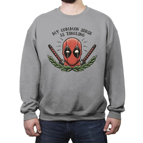 Common Sense - Crew Neck Sweatshirt Crew Neck Sweatshirt RIPT Apparel