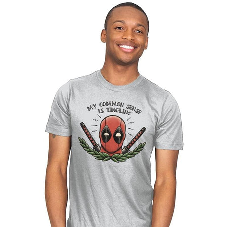 Common Sense - Mens T-Shirts RIPT Apparel Small / Silver
