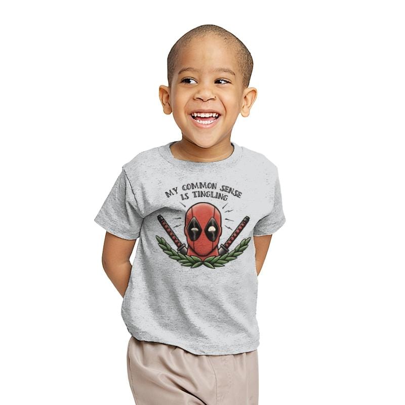 Common Sense - Youth T-Shirts RIPT Apparel X-small / Sport grey