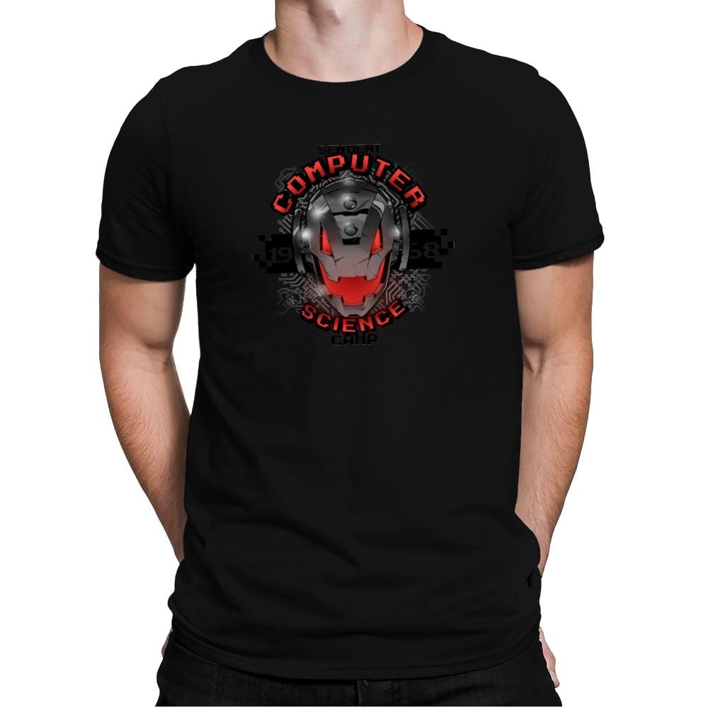 Computer Science Camp Exclusive - Mens Premium T-Shirts RIPT Apparel Small / Black
