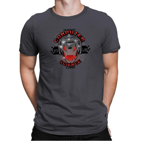 Computer Science Camp Exclusive - Mens Premium T-Shirts RIPT Apparel Small / Heavy Metal
