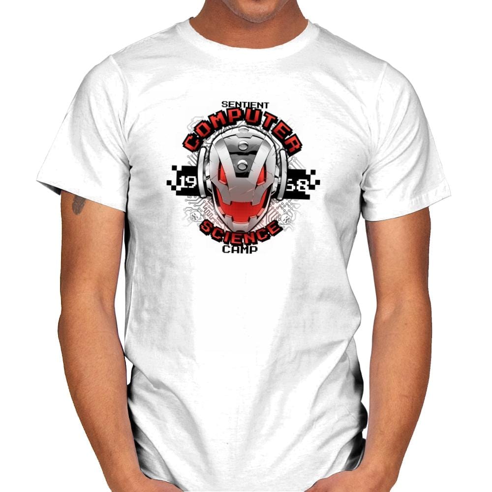 Computer Science Camp Exclusive - Mens T-Shirts RIPT Apparel Small / White