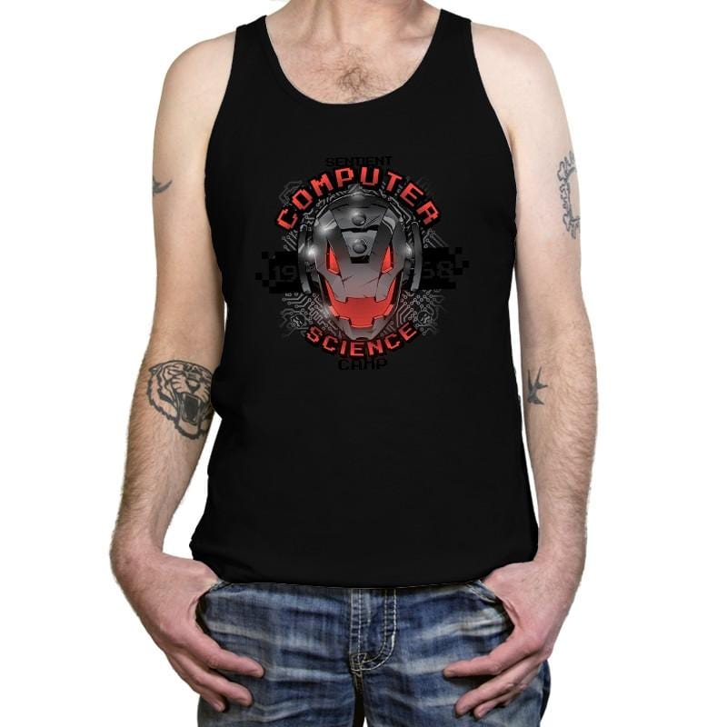 Computer Science Camp Exclusive - Tanktop Tanktop RIPT Apparel X-Small / Black