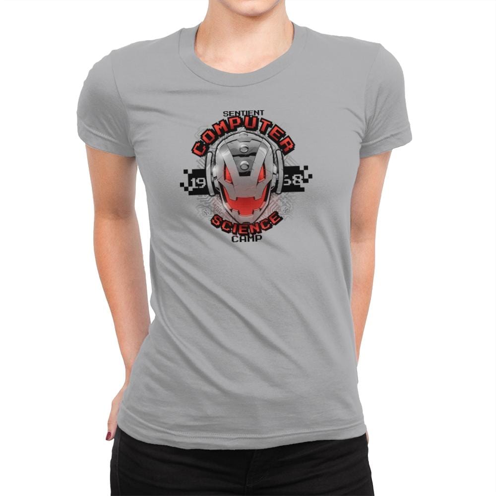 Computer Science Camp Exclusive - Womens Premium T-Shirts RIPT Apparel Small / Heather Grey