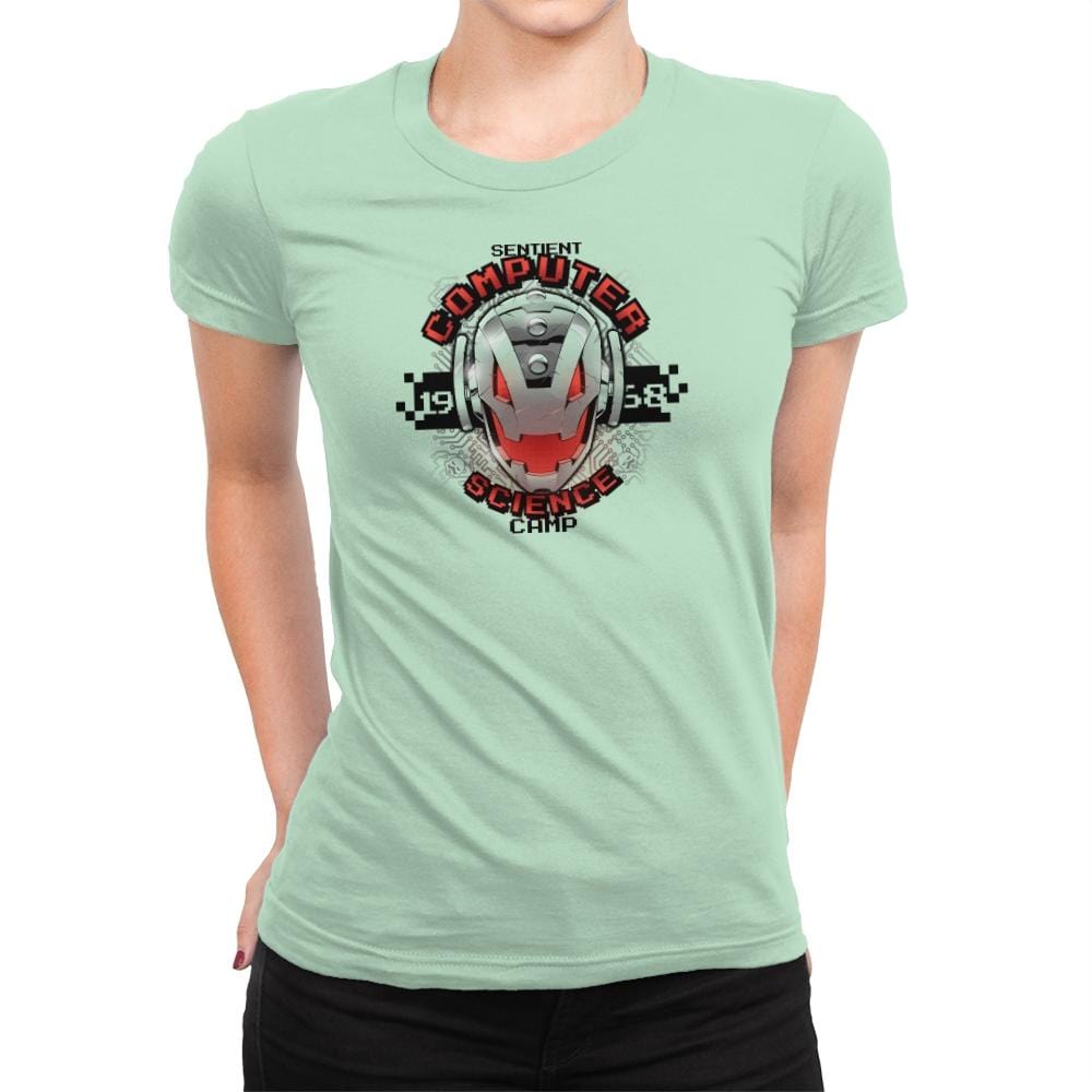 Computer Science Camp Exclusive - Womens Premium T-Shirts RIPT Apparel Small / Mint