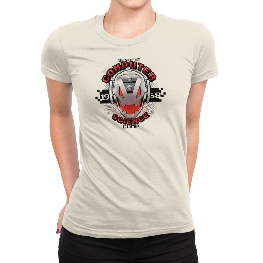 Computer Science Camp Exclusive - Womens Premium T-Shirts RIPT Apparel Small / Natural
