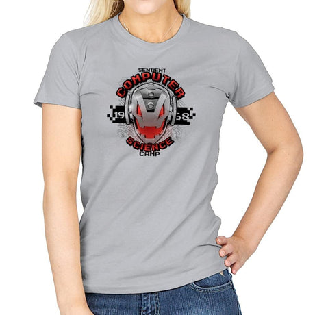 Computer Science Camp Exclusive - Womens T-Shirts RIPT Apparel Small / Sport Grey