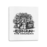 Conan the Librarian - Canvas Wraps Canvas Wraps RIPT Apparel 11x14 / White