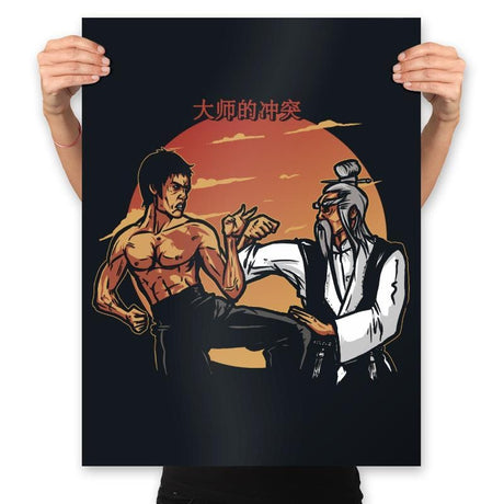 Conflict of Masters - Prints Posters RIPT Apparel 18x24 / 151515