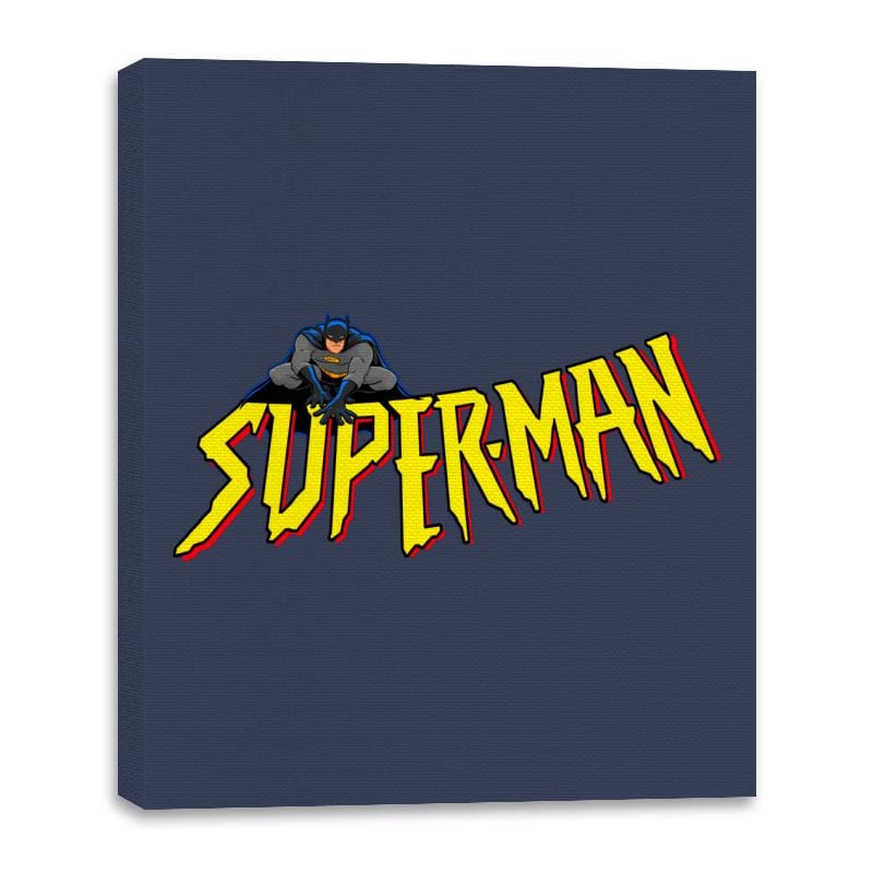 Confused Heroes - Best Seller - Canvas Wraps Canvas Wraps RIPT Apparel 16x20 / Navy