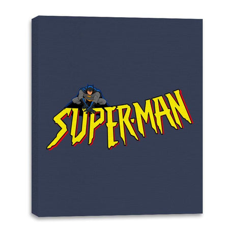 Confused Heroes - Canvas Wraps Canvas Wraps RIPT Apparel 16x20 / Navy