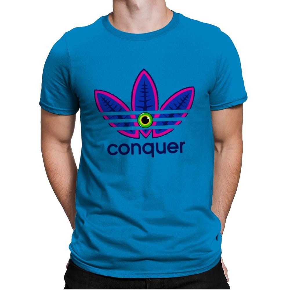 Conquer - Mens Premium T-Shirts RIPT Apparel Small / Turqouise