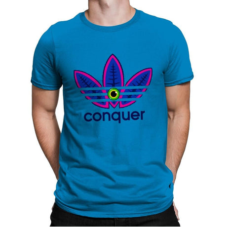 Conquer - Mens Premium T-Shirts RIPT Apparel Small / Turqouise