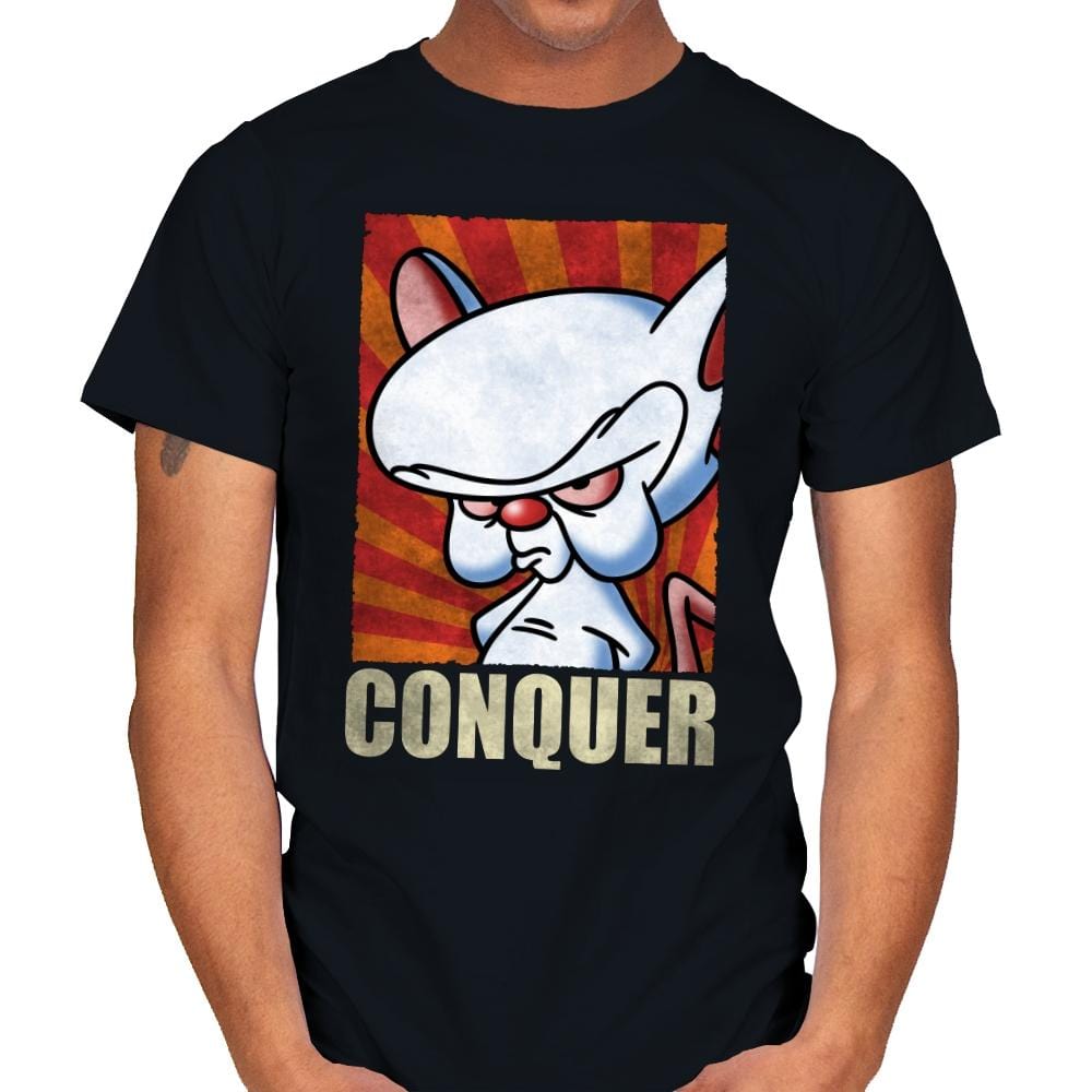 Conquer - Mens T-Shirts RIPT Apparel Small / Black